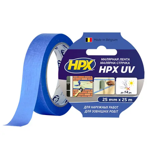 Лента малярная HPX устойчивая к ультрафиолету синяя MU2525 фото