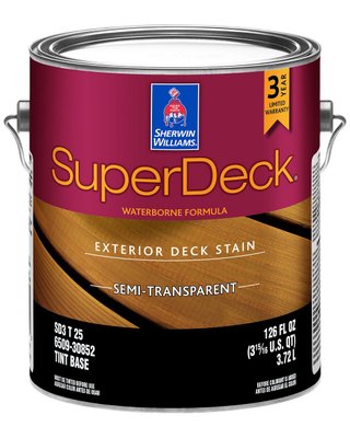 Лазур SuperDeck Exterior Waterborne Semi-Transparent Stain SD3T00025 фото